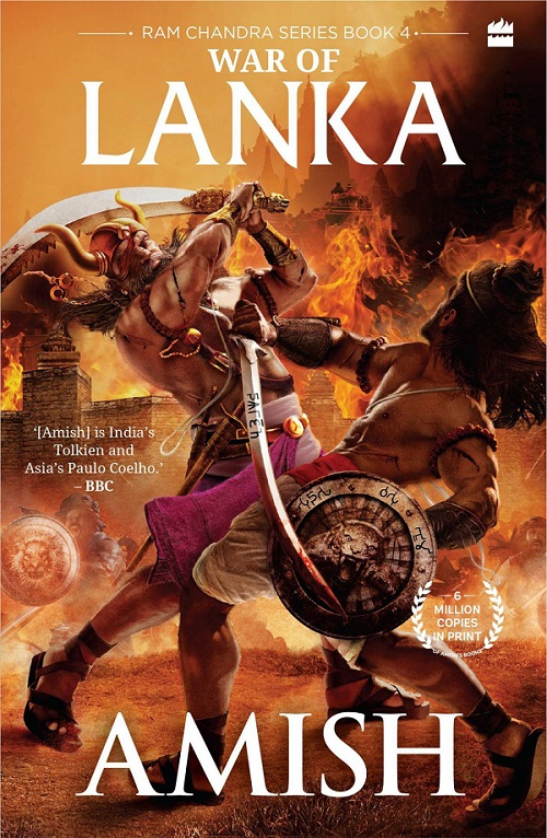 War of Lanka (Ram Chandra Series Book 4)book cover page